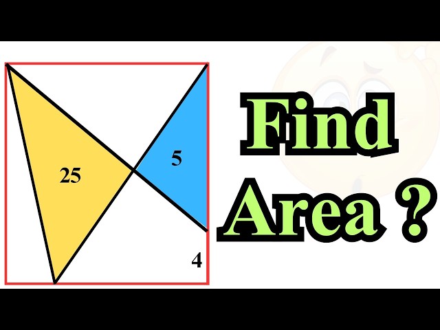 99% Can't Solve This! –  Can You Find the Area l Olympiad Math Challenge
