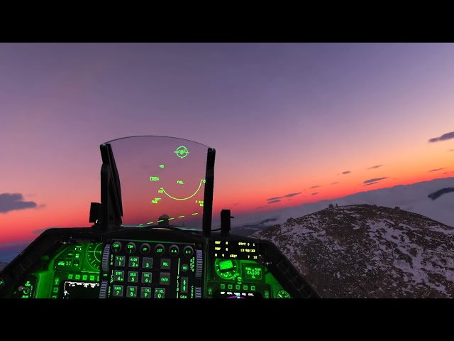 F-16 Dogfight Gun Kill PvP | DCS World in VR 4K UHD