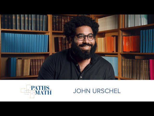 Paths to Math: John Urschel | Institute for Advanced Study