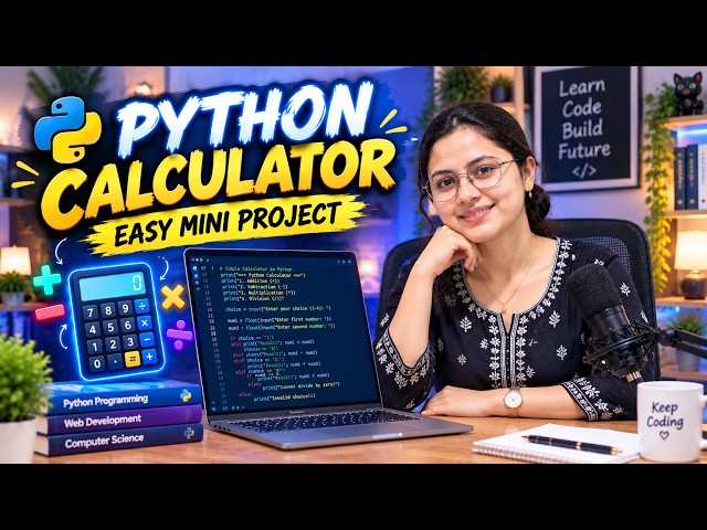 How to Make a Calculator in Python 🧮 | Python Calculator Project for Beginners