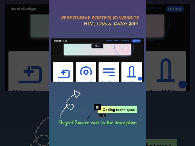 Portfolio Wbsite | Personal Portfolio Website using HTML, CSS & JavaScript