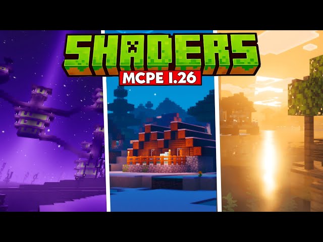 NON PATCH! Top 5 Low End Shaders For Original MCPE 1.26 | Minecraft PE Shaders (Render Dragon)