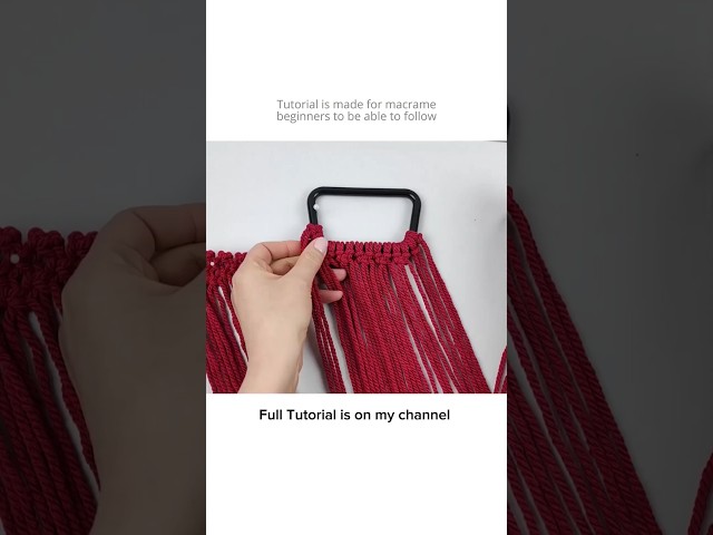 Macrame Bag Tutorial