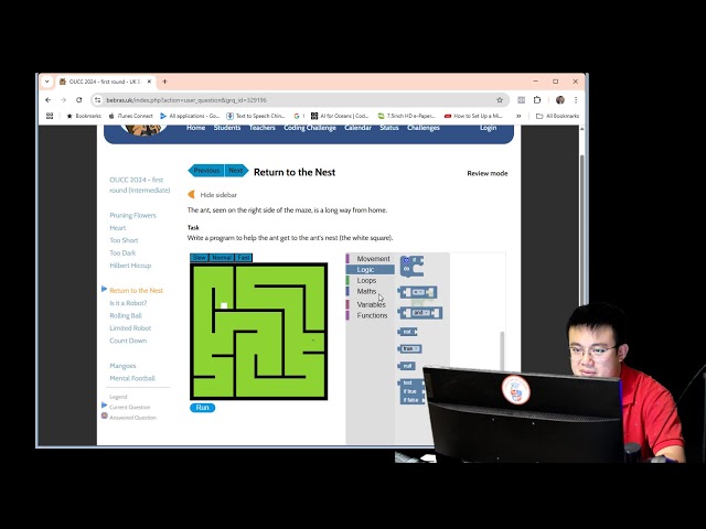 Tutorial: AMT Coding Challenge (OUCC) Blockly Lesson. Red Heart, Return To The Nest