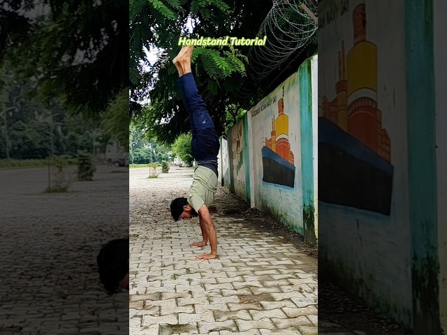 TRY THIS 🫵 HANDSTAND TUTORIAL 🔥🥶 #calisthenics #shorts #challenge