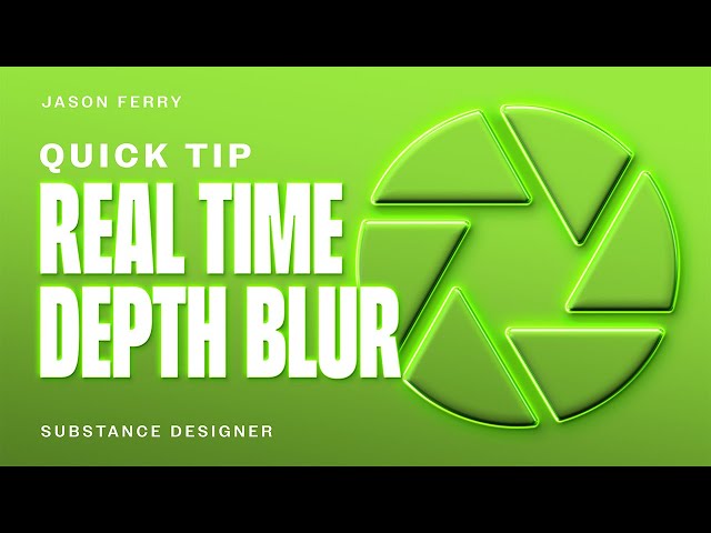 How To Create A Depth Blur In Substance Designer (Version 15.0)