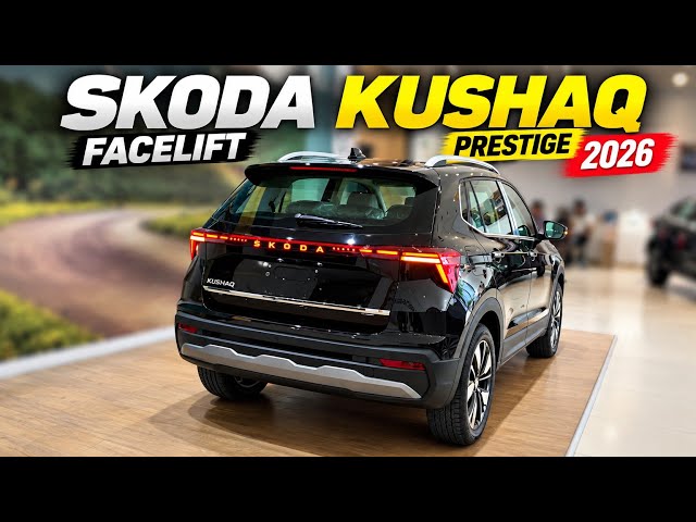 New 2026 Skoda Kushaq Facelift Prestige Detailed Review | On-Road Price | Features |