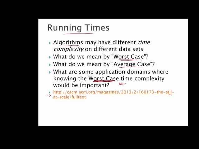 Algorithm Runtimes