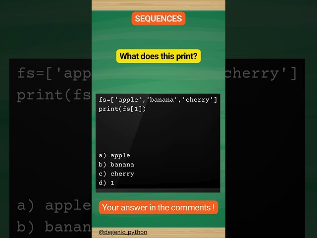 python quiz on sequences 37