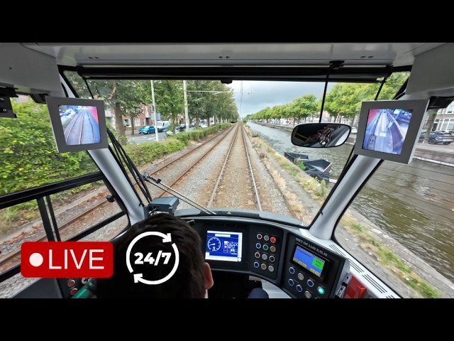 Tram Driver's View · 24/7 POV Cabview · Relax & focus