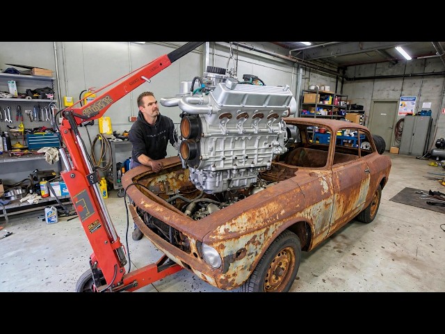 He Spent 4 Years Turning an Old ALFA ROMEO into a FERRARI-POWERED Supercar