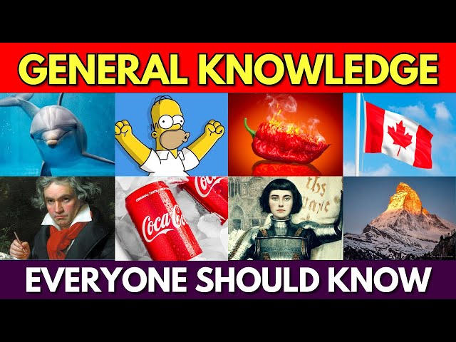 General Knowledge Trivia Quiz! 😏🎯 | 101 Questions EVERYONE Should Know!
