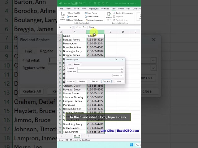How to Use Find and Replace in Excel to Change Data Fast