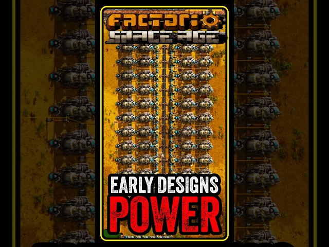 Early game automated power layout for #factorio