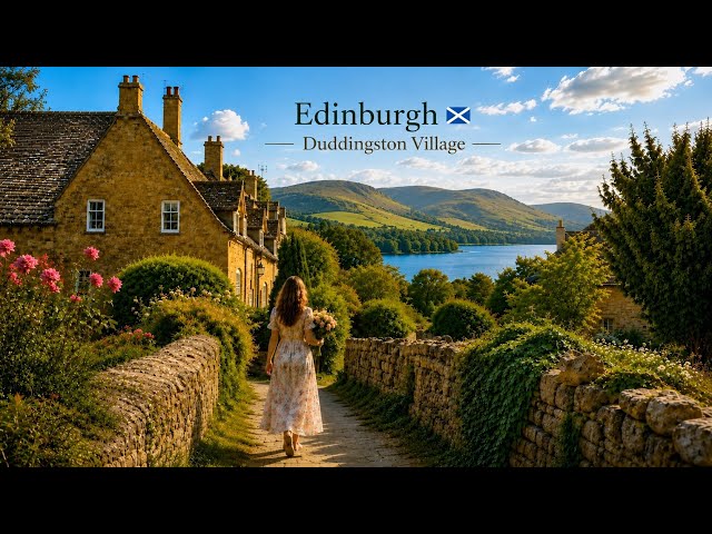 Edinburgh’s Most Charming Village | Duddingston Village, Loch & Dr Neil’s Garden 4K | Scotland walk