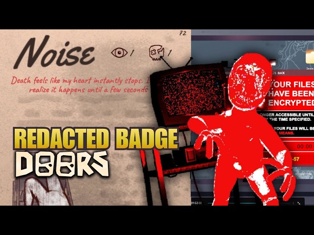 REDACTED BADGE - How To Make New Entity [DOORS THE STAIRWELL]l
