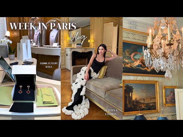 Paris Diaries | $200K Luxury Shopping HAUL + TWO Rolex Datejusts, Van Cleef, Cafes & Michelin Dining