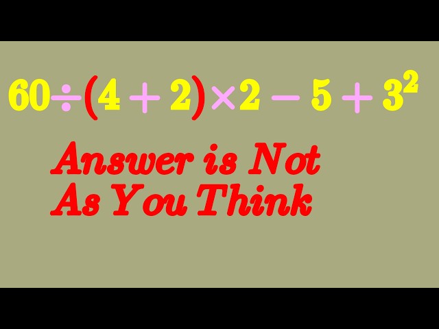 99% of People Fail This Simple Math Problem Can You Solve It