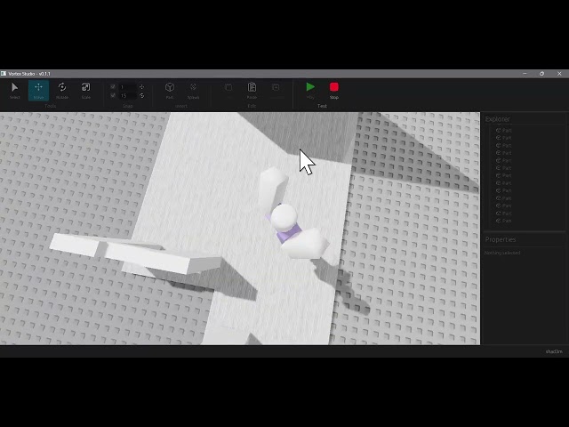 Making a Very Basic Glitch Obby in Vortex Studio (NOT ROBLOX)