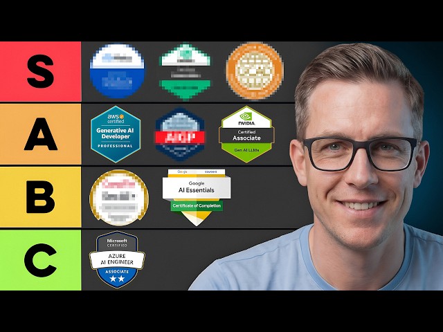 AI Certifications Ranked from Worst to Best