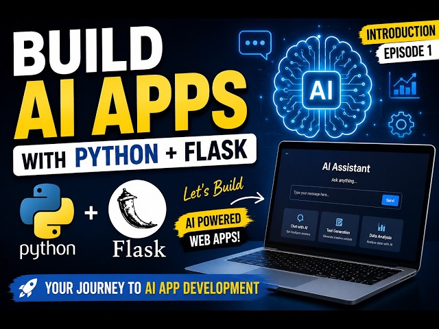 Build AI Applications with Python & Flask | Complete Beginner Introduction