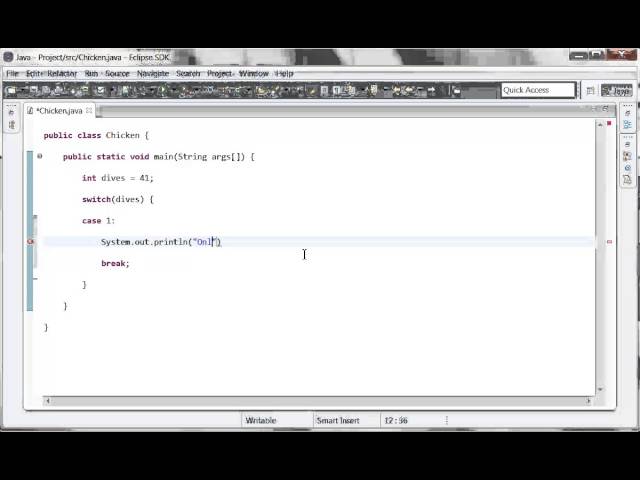 Learn Java Within 50 Days - "Switches"