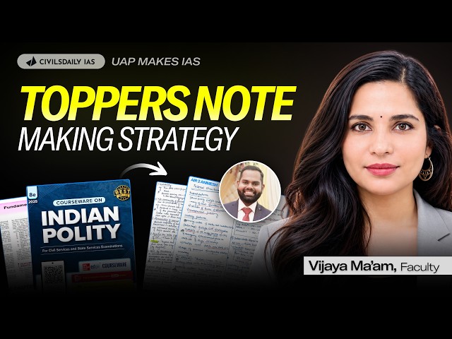 60 pages to 4: How to Make UPSC Notes from Scratch | Vijaya ma'am