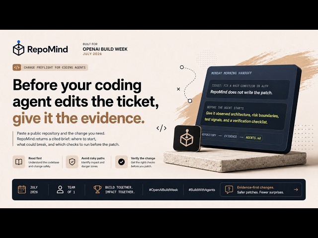 RepoMind: Context Before Code (OpenAI Build Week)