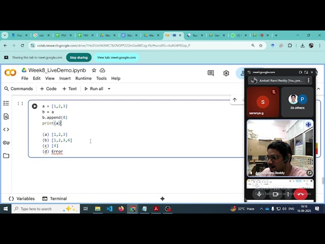NPTEL-Style Model Exam Questions – DSA with Python Exaplanation