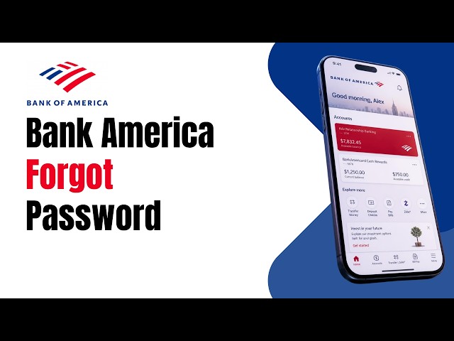 How to Fix Bank of America forgot password step by step