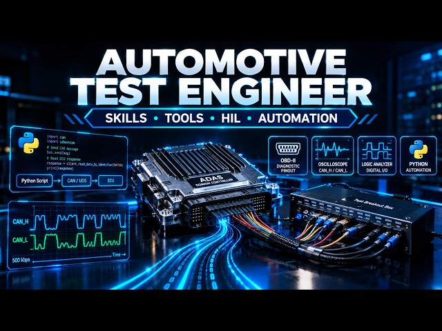 How to Become an Automotive Test Engineer? Complete Career Roadmap (Skills, Tools & Projects)