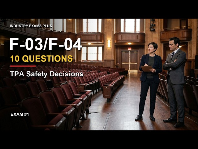 F-03/F-04 Exam #1: TPA Setup, Theater Records, and Assembly Hazard Decisions