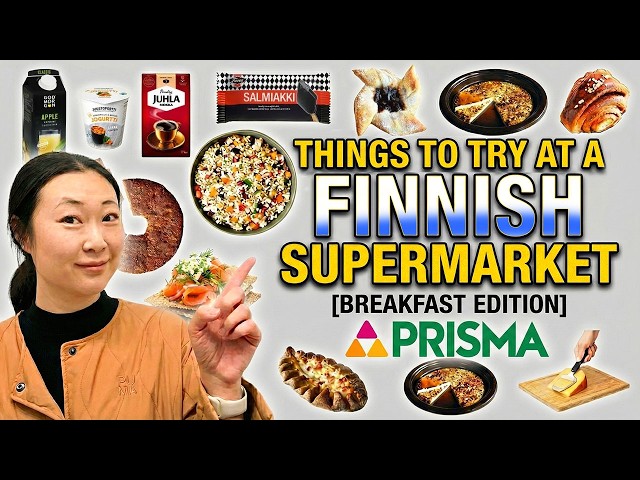 Prisma Finland Supermarket Tour: Breakfast Food Prices & Must-Tries