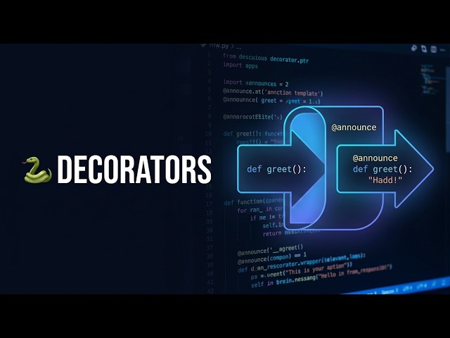 110 🐍 Python Decorators Explained | Add Behavior to Functions