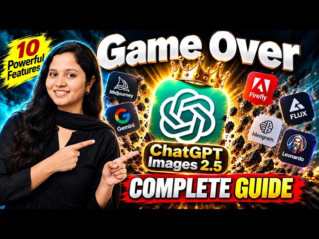 ChatGPT Images 2.5 Complete Guide in Telugu - 10 Powerful Features You NEED to Know!