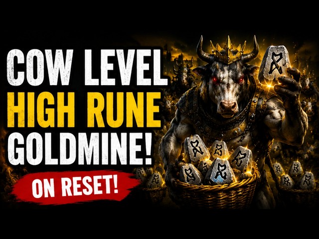 Cows Are Insane on Reset + My Endgame Blizzard Sorc | D2R