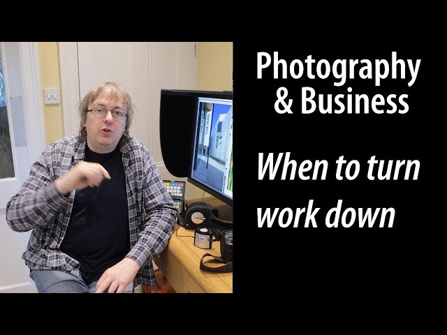 Professional photography tips - when should you turn paying photography work down?