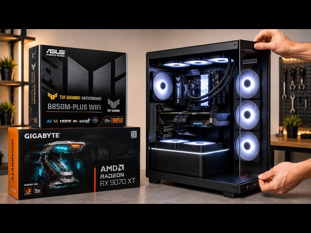 No Music. No Talking. Just Building a Gaming PC.