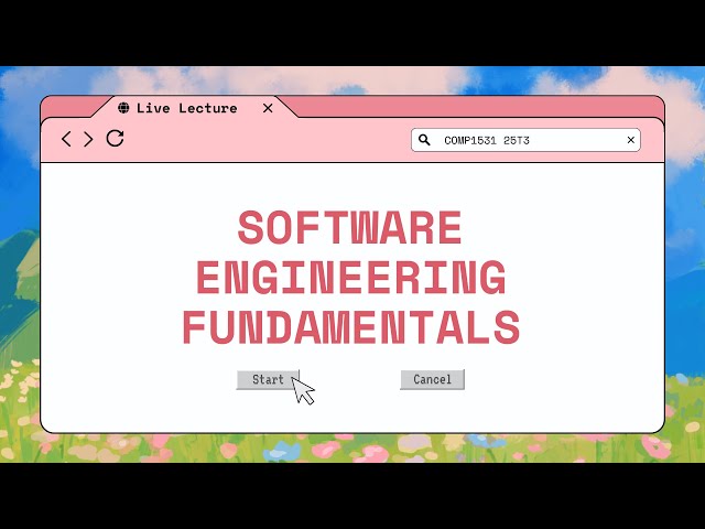 COMP1531 Week 2 Lecture 1