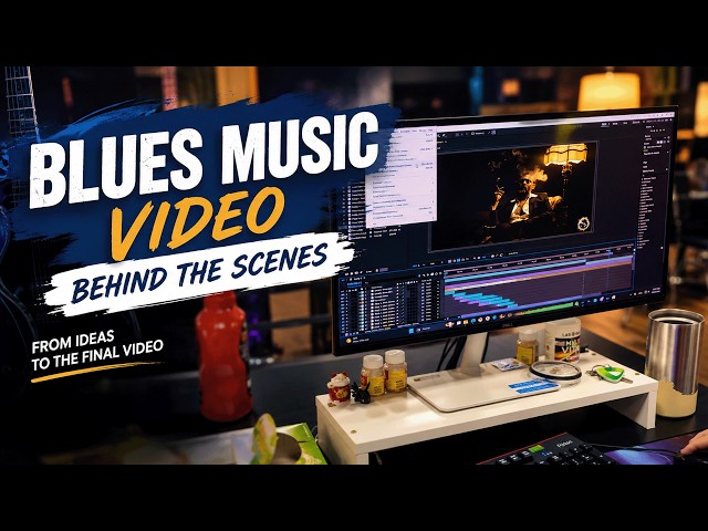 Making a Blues Music Video from Scratch 🎸 | Behind the Scenes & Editing