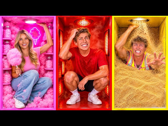 Trapped In Every Color For 24 Hours!