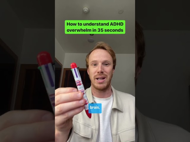 How to understand ADHD overwhelm 💚 #adhd #adhdbrain #neurodivergent