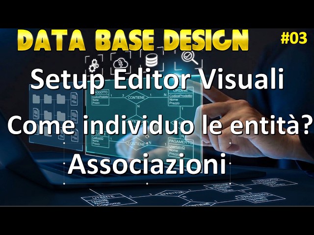 [Database Design Course] #03 Visual Editor Setup, recognizing entities and association types