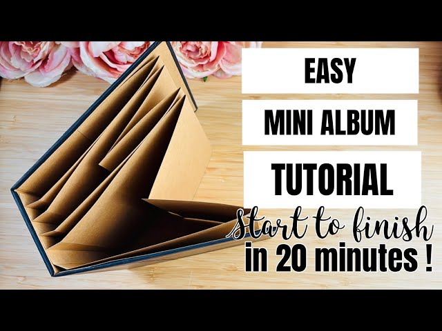 Easy Mini Album TUTORIAL Start to Finish!