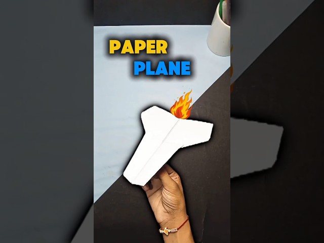 How to Make a Paper Plane That Flies Far & Fast ✈️ | Easy Paper Airplane Tutorial