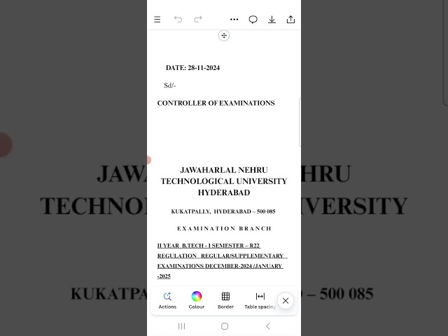 COSM || MSF || DE || COA || JNTUH Exams Updates || Exams are postponed????