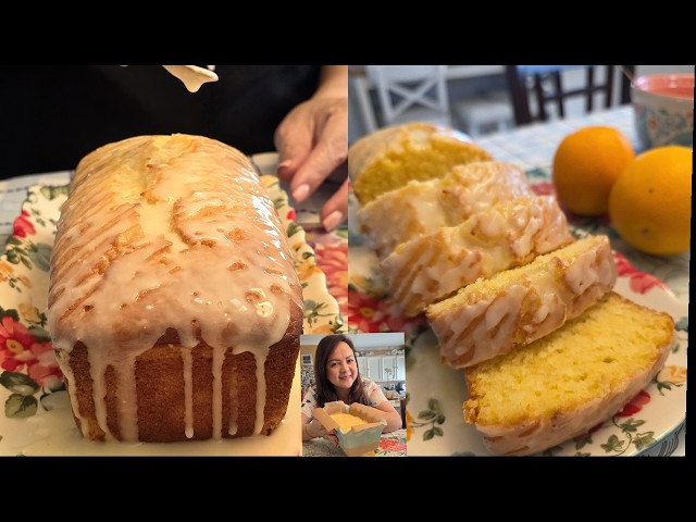 ORANGE LOAF CAKE- Moist, Zesty, Perfect!