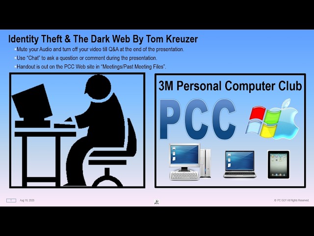 PCC 2026/08/19 Identity Theft & The Dark Web