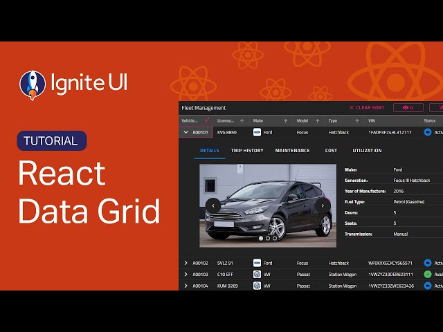 React Data Grid Tutorial: Getting Started with Ignite UI Grid
