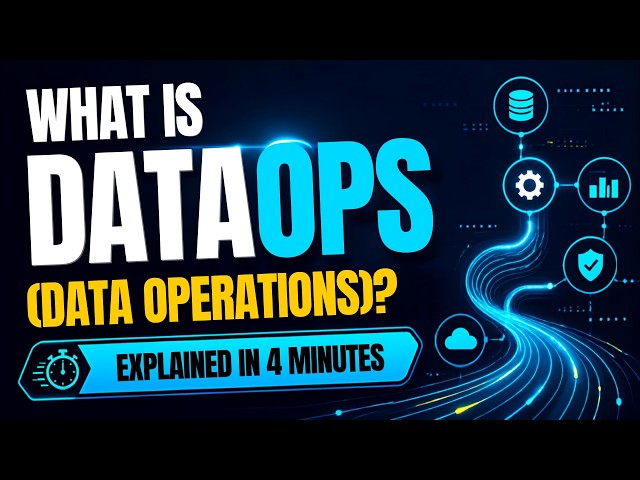 What Is DataOps (Data Operations)? Explained in 4 Minutes